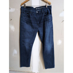 Levi's 502 Performance Blue Jeans Men's Sz 38X32 Dark Wash Career Casual Office